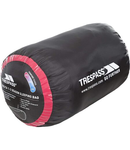Siesta sac de couchage hydrofuge taille unique rouge Trespass