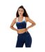 Brassière De Sport Motif/style Ombré Femme Bleu Marine Blanc USA Pro-2