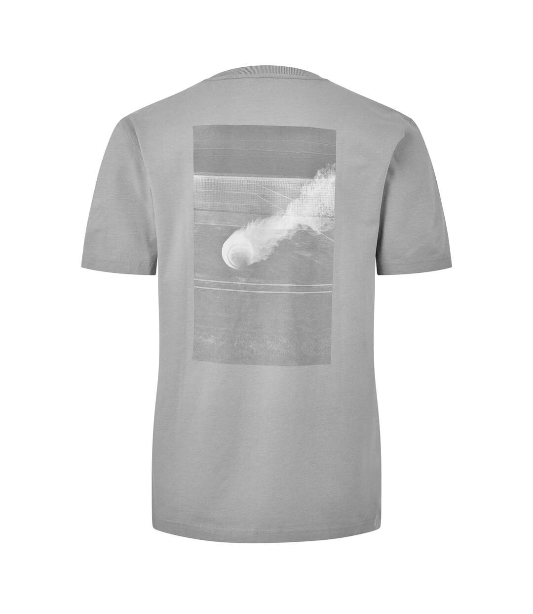 Polo Manches Courtes Motif/style Imprimé Au Dos Join Homme Gris Boss-2