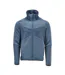 Mens Customised Striped Fleece Jacket Stone Blue Mascot-1