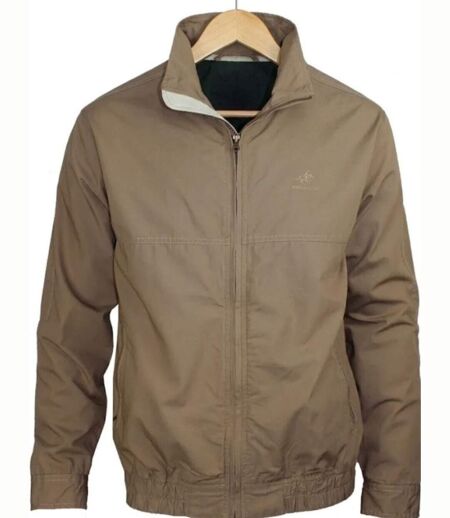 WINCHESTER JONAS1B — Blouson zippé beige : confort respirant en pur coton