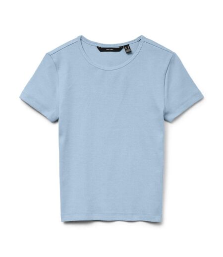 T-shirt bleu clair femme vero moda chloe - m