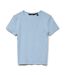 T-shirt bleu clair femme vero moda chloe - m-3