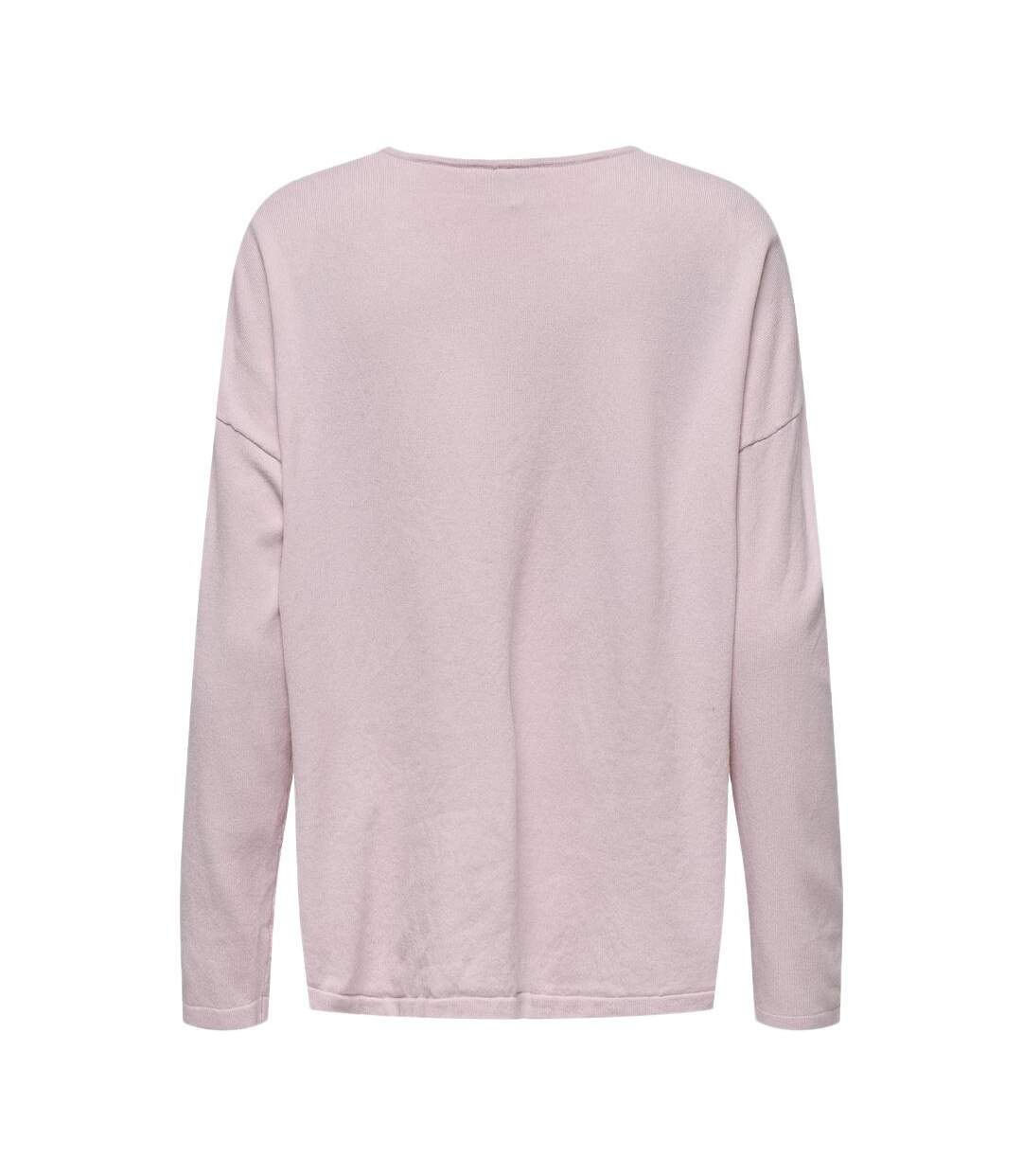 Pull rose femme only chianti - l-2