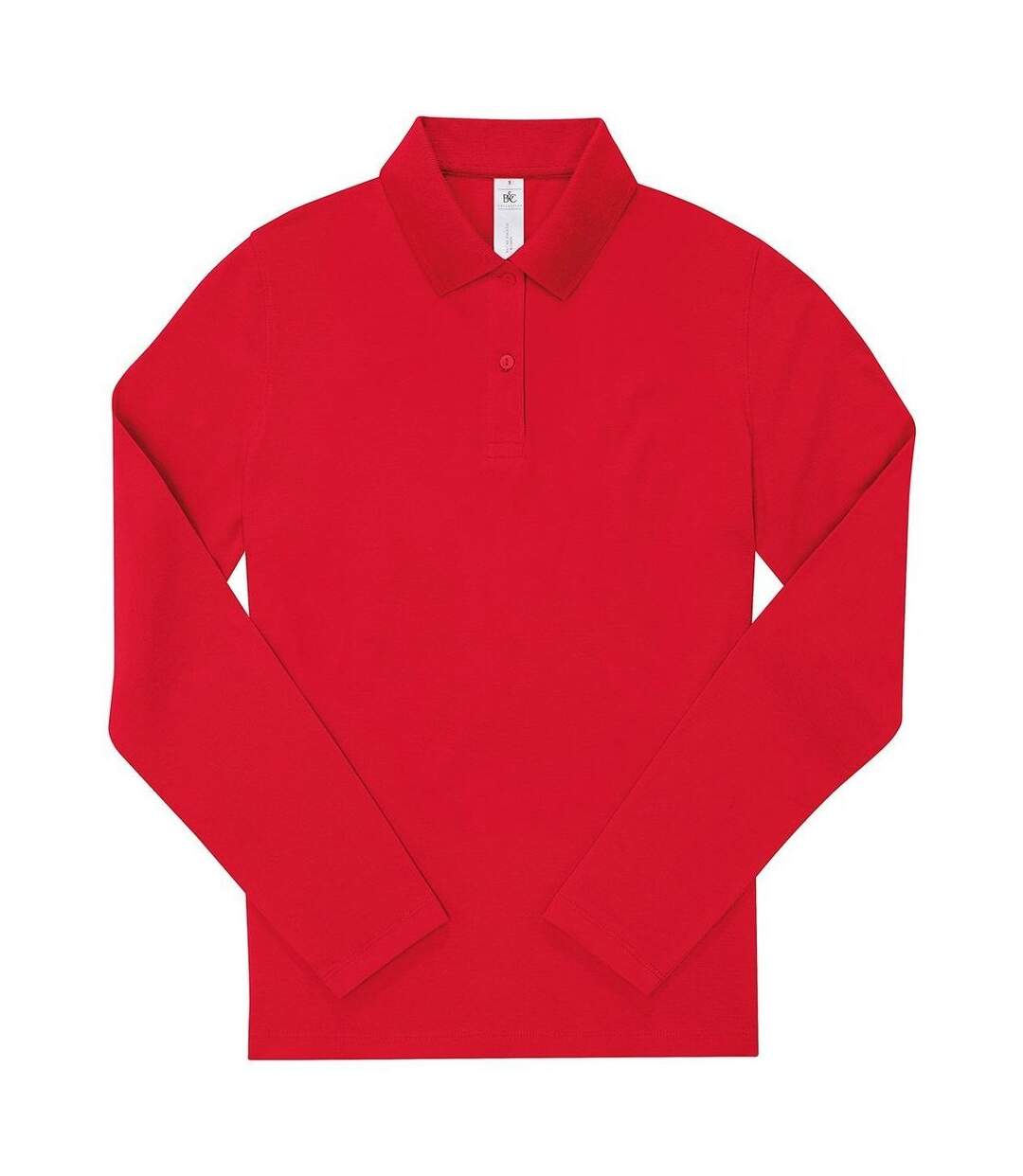 Polo manches longues- Femme - PW464 - rouge