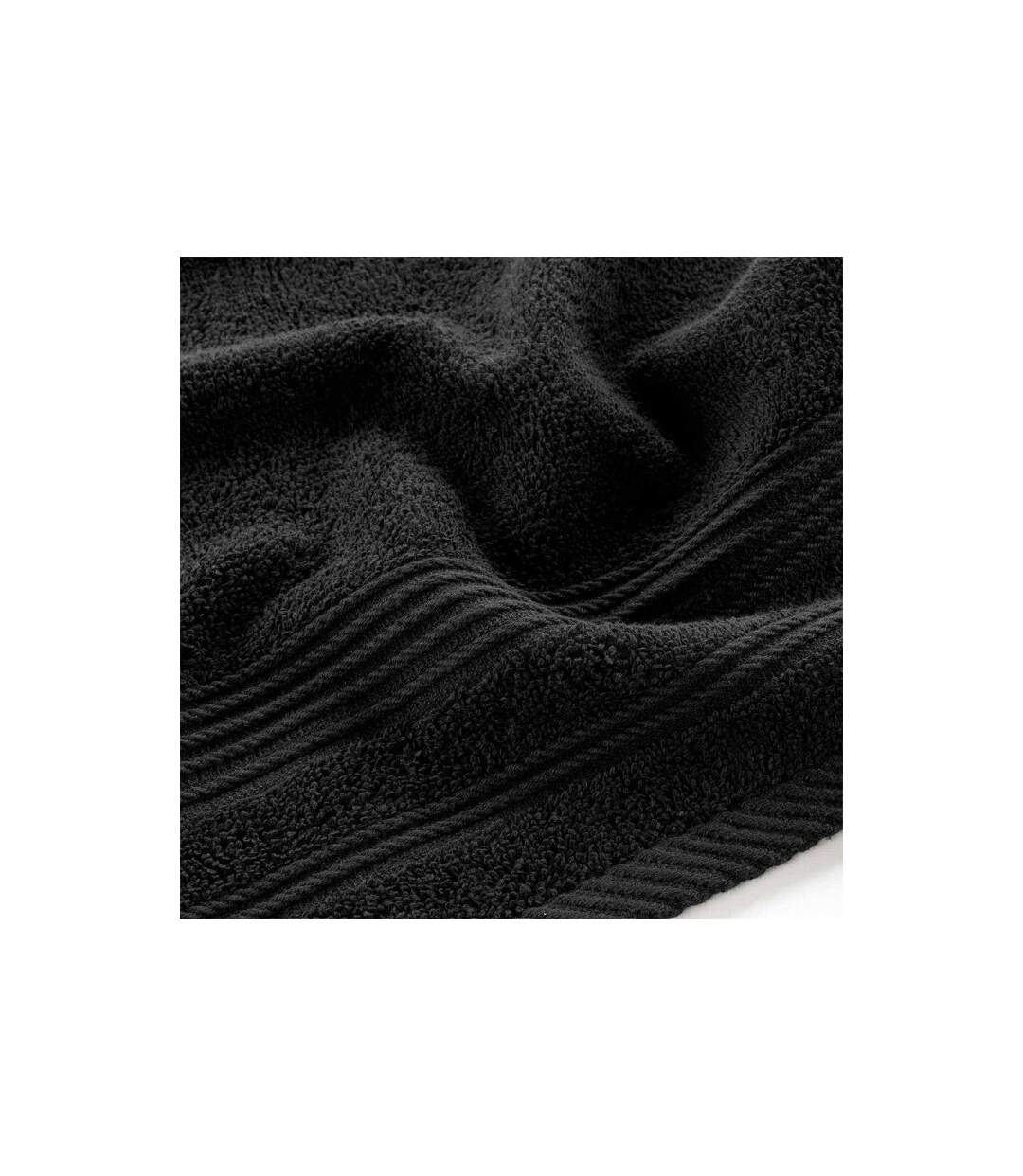 Serviette d'Invité Tendresse 30x50cm Noir-2