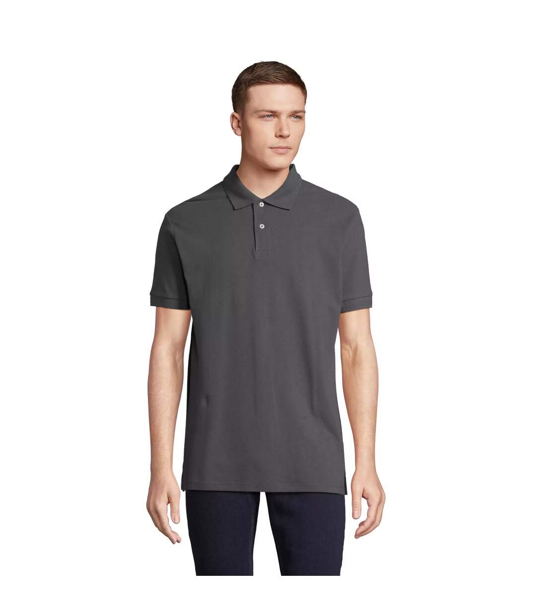 Polo Pacific Adulte Gris Souris SOLS-1