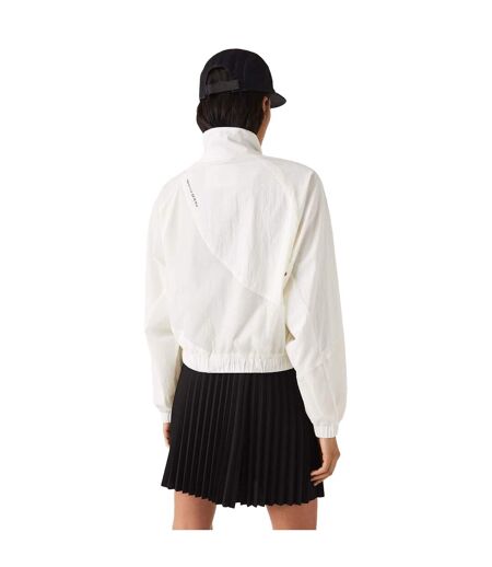 Womens/ladies mesh lined jacket cream Lacoste