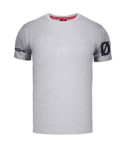 T-shirt Motif/style Imprimé Sur Manche Homme Gris Ozoshi