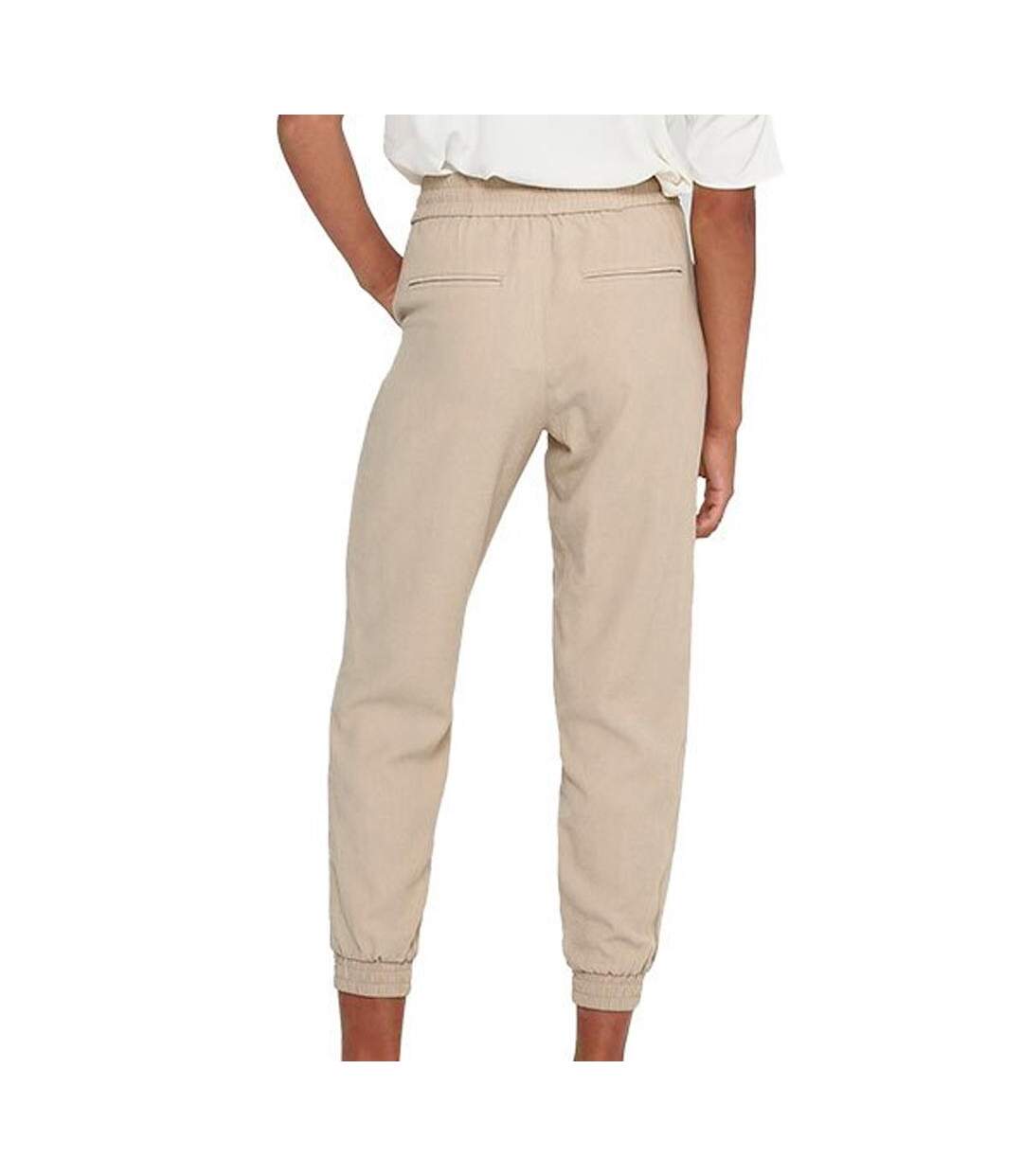 Pantalon Fluide Beige Femme Only 15322283-BLK - S-L32-2