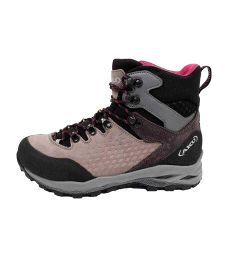 Womens/ladies Alterra Ii Leather Gore-tex Trekking Trainers Multicoloured Aku