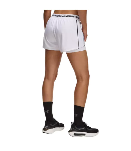 Short Motif/style Tech Play Up Femme Blanc Under Armour