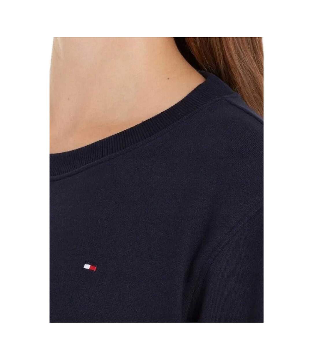 Sweat Femme Bleu Marine Foncé Tommy Hilfiger-3
