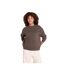 Womens/ladies Fluffy Jumper Brown Animal-2