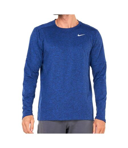 T-shirt Manches Longues Bleu Homme Nike Elmnt Crew - L