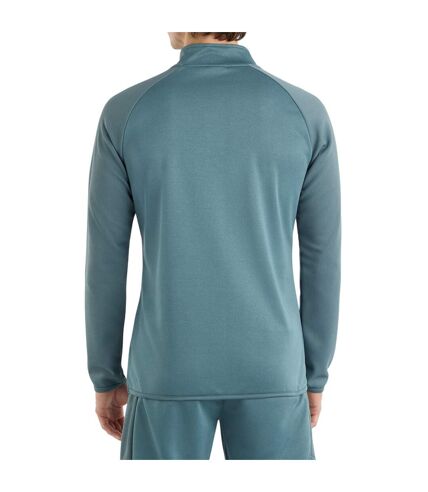 Mens sportswear quarter zip sweatshirt goblin blue Umbro