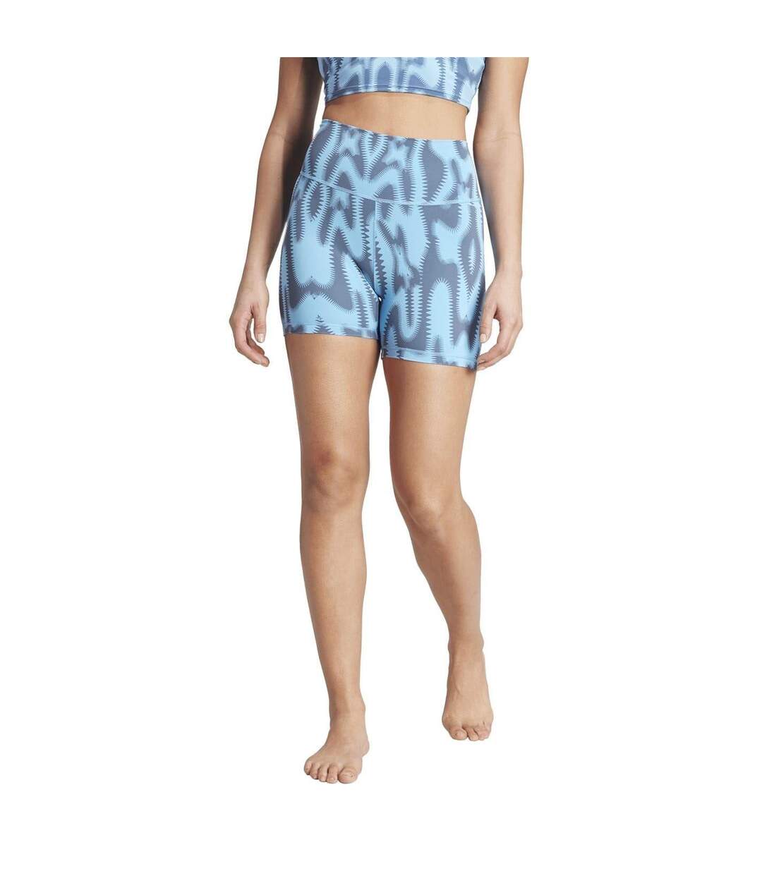 Short De Compression All Me Femme Bleu Adidas-1
