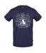 T-shirt Motif Logo Bouclier Aldis Homme Bleu Marine Aquascutum-1