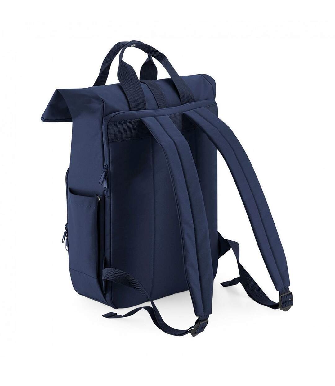 Sac à dos recyclé rolltop et poignées - BG118L - bleu marine-2