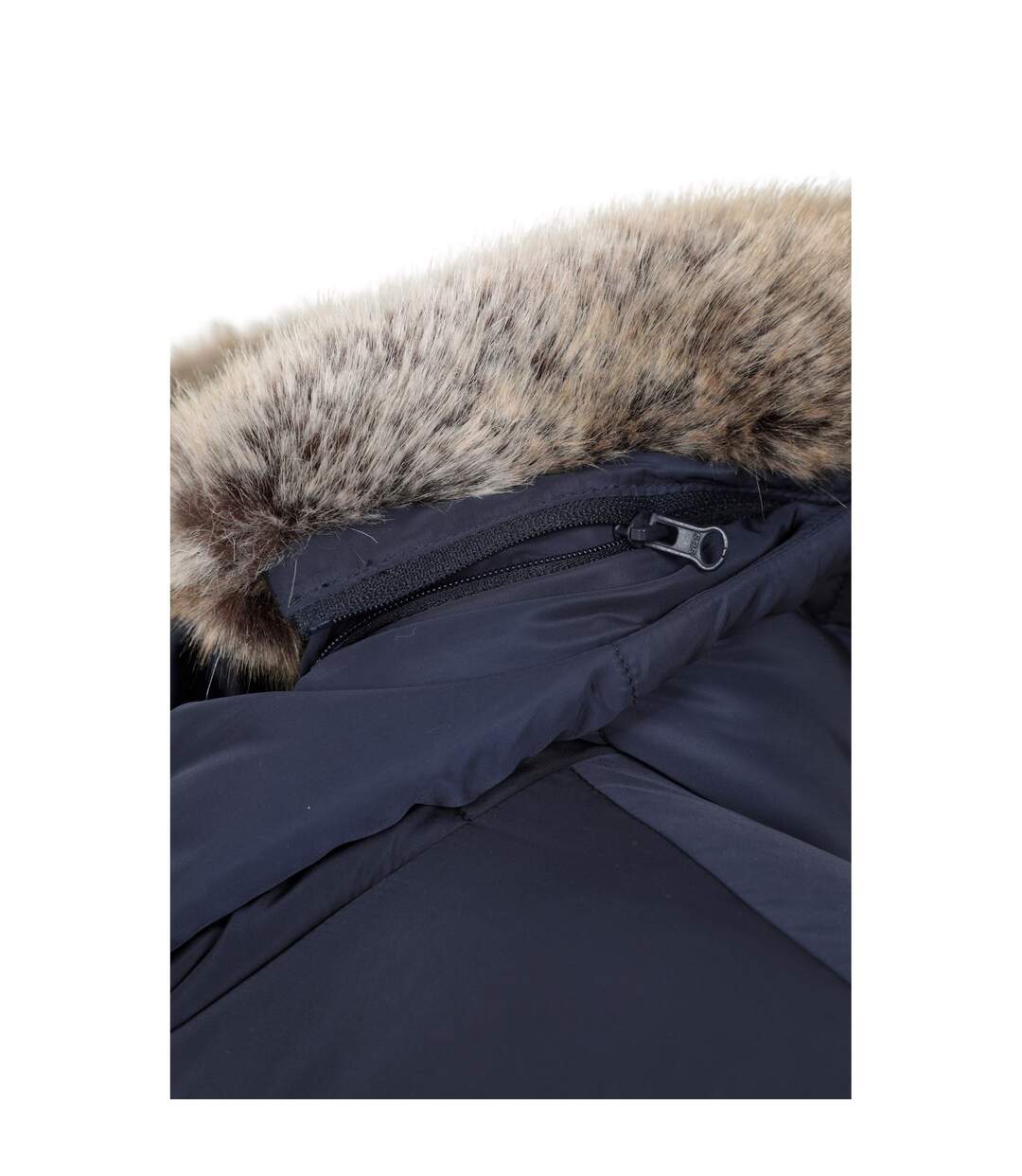Womens/ladies Comfort Padded Jacket Navy Mountain Warehouse-3