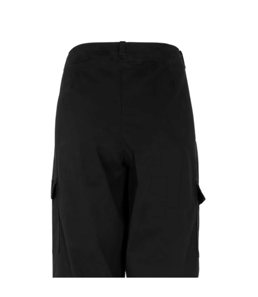 Womens/ladies Plain Cargo Trousers Black Timberland-4