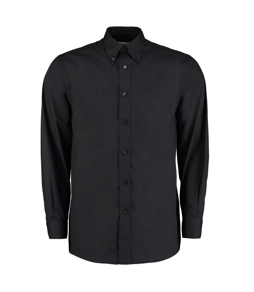 Mens workforce long-sleeved shirt black Kustom Kit