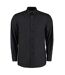 Kustom Kit Mens Workforce Classic Long-Sleeved Shirt (Black) - UTPC6294