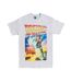 Unisex Adult Movie Poster T-shirt Grey Back To The Future-1