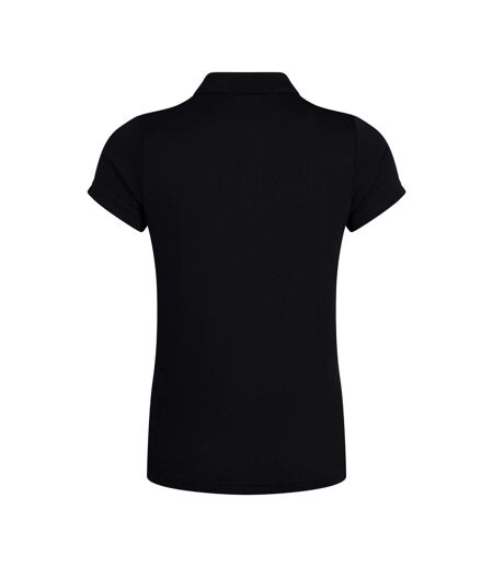 Womens/ladies Club Dry Polo Shirt Black Canterbury