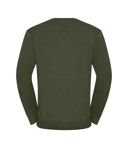 Mens set-in sweatshirt olive Russell