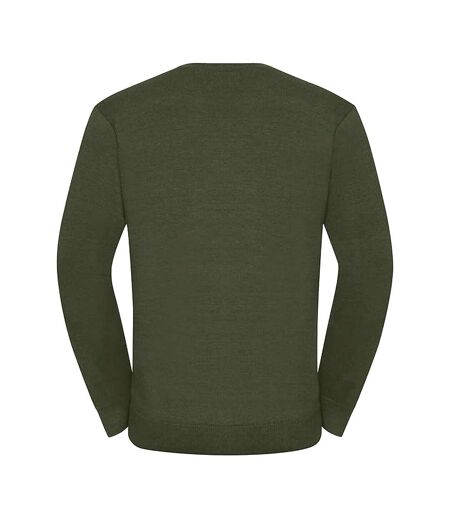 Mens set-in sweatshirt olive Russell