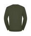 Mens set-in sweatshirt olive Russell