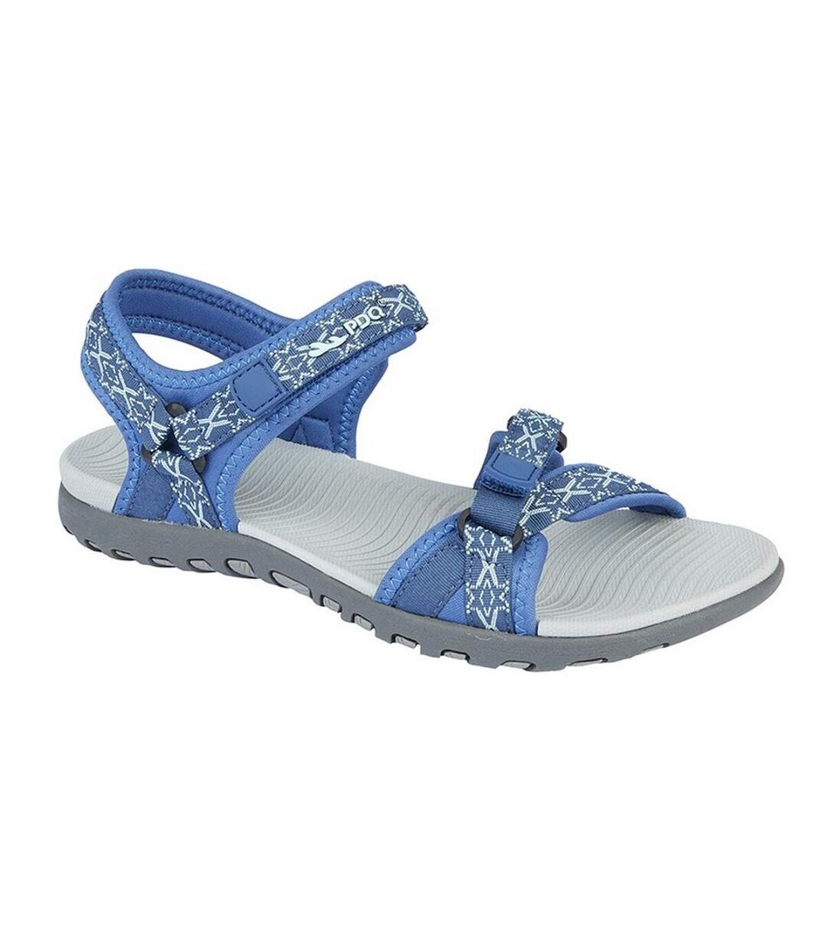 PDQ Womens/Ladies Adjustable Sandals (Blue) - UTDF1976