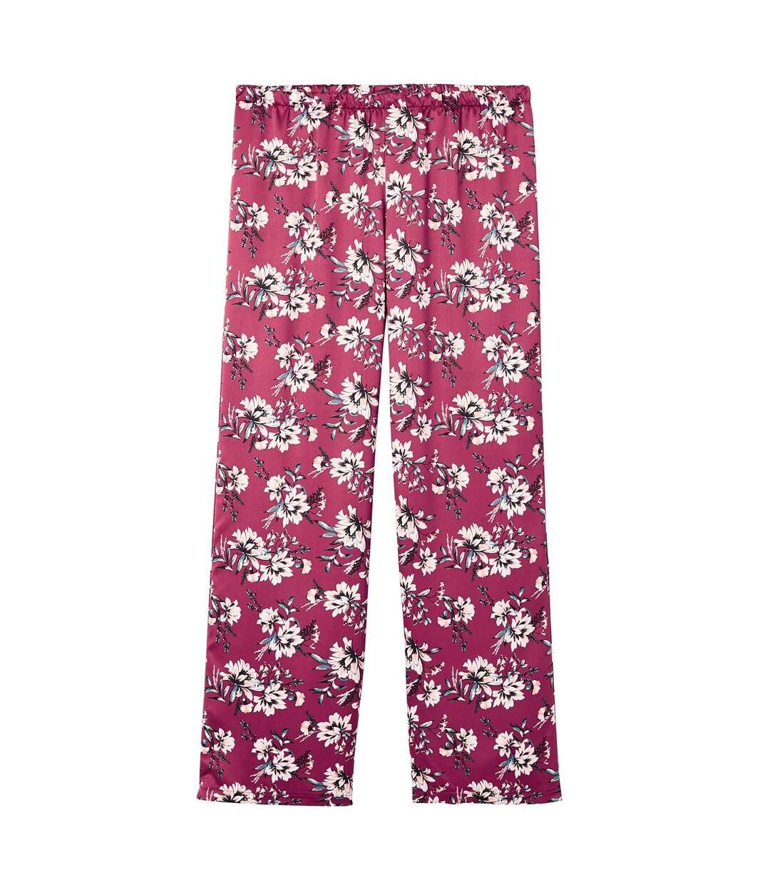 Pantalon de pyjama bordeaux Pivoine