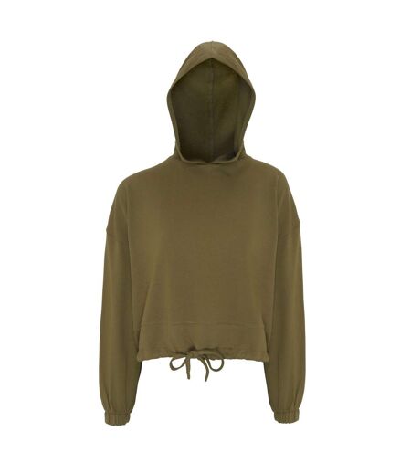 Sweat À Capuche Femme Vert Olive TriDri