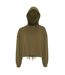 Sweat À Capuche Femme Vert Olive TriDri-1
