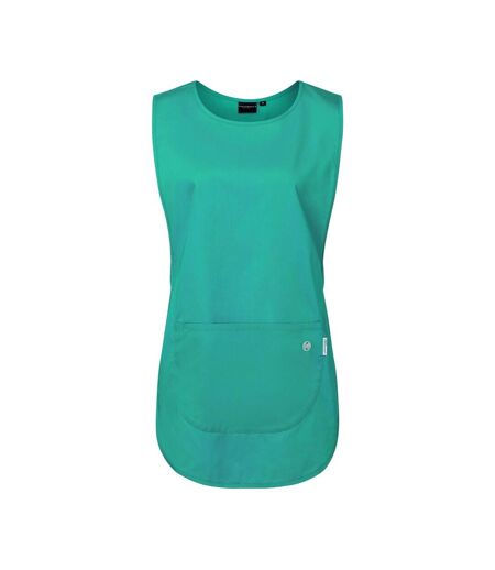 Womens/ladies Essential Pull Over Work Tunic Emerald Green Karlowsky