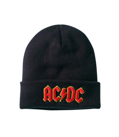 Logo Ac/dc Beanie Black Amplified