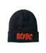 Logo Ac/dc Beanie Black Amplified-1