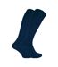 2 Paires Chaussettes Hautes en Bambou pour Femme-1