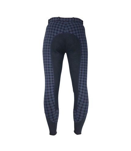 HyPERFORMANCE Womens/Ladies Harby Breeches (Navy Check)