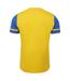 Mens Cavelle Jersey T-shirt Yellow Royal Blue Umbro-2