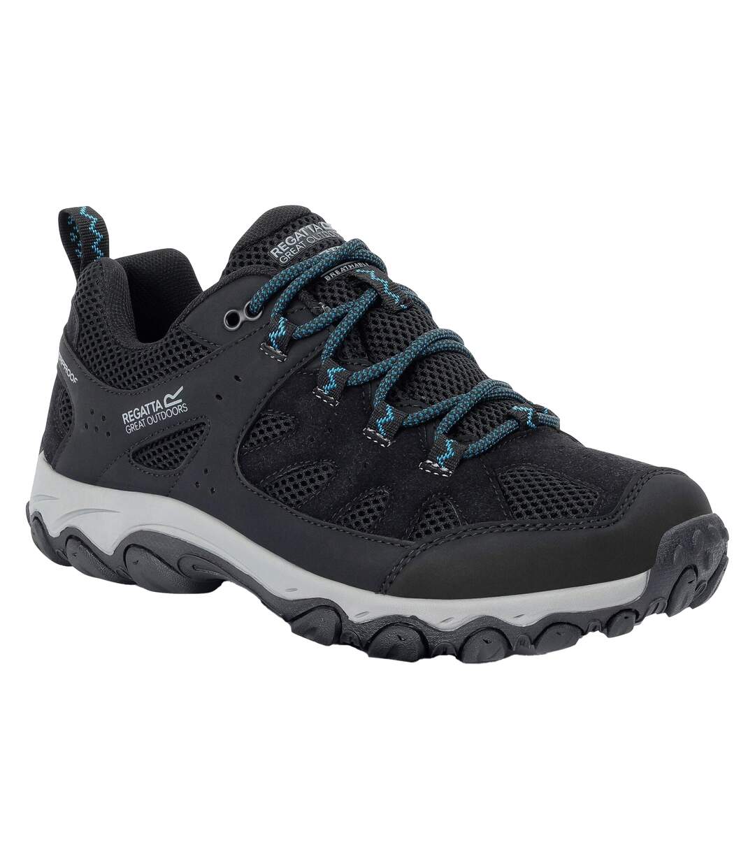 Chaussures De Marche Edgepoint Femme Noir Bleu Orage Regatta-1
