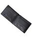 Punched Leather Wallet One Size Black Lambretta-2