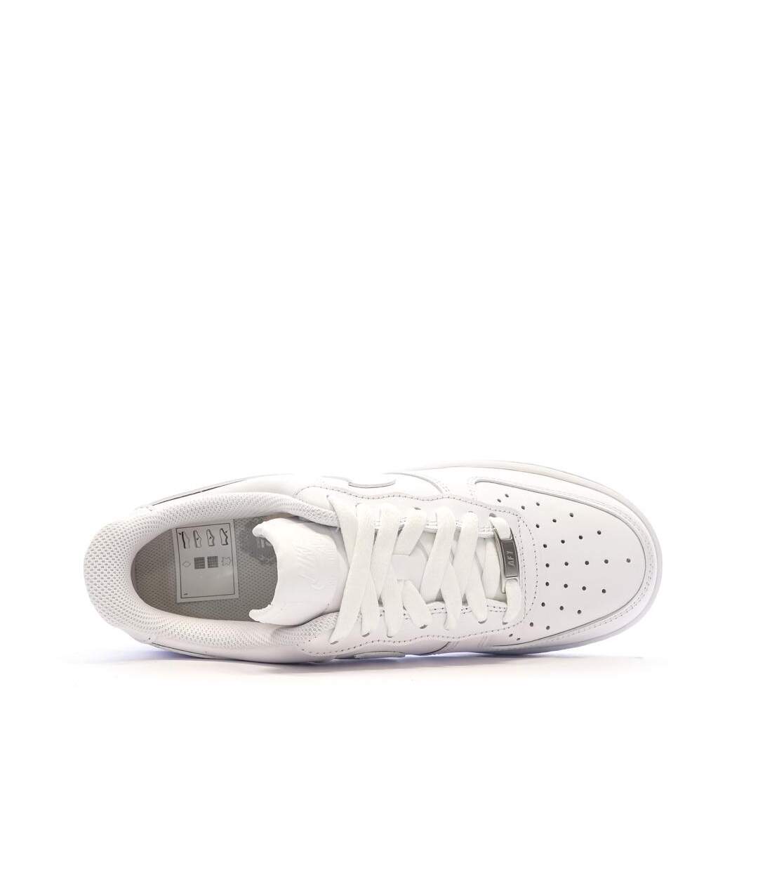 Air force 1 baskets blanches femme nike-4