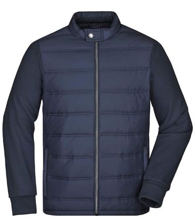 Veste hybride matelassée - JN1124 - bleu marine - Doudoune légère Homme