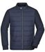 Veste hybride matelassée - JN1124 - bleu marine - Doudoune légère Homme-1