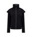 Womens/ladies Zip-off Sleeves Jacket Black Puma-2