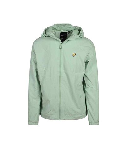 Mens hooded full zip jacket turquoise Lyle & Scott