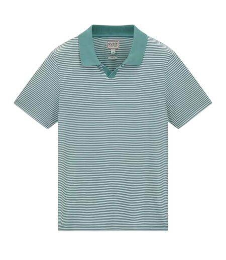 Mens Regular Polo Shirt Slick Blue Guess